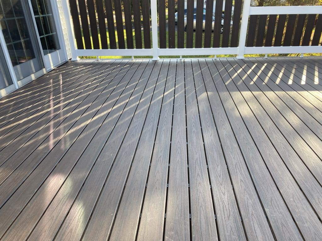 Large Patio Wooden Deck